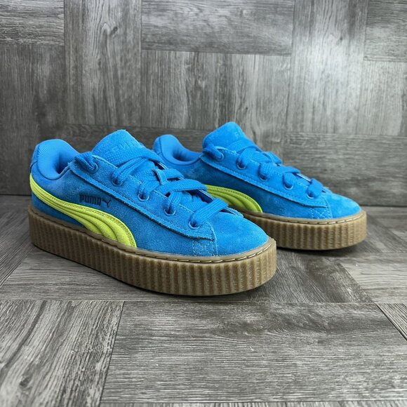 Puma Creeper Phatty Rihanna Fenty Speed Blue Women's size 6.5 - Picture 5 of 8